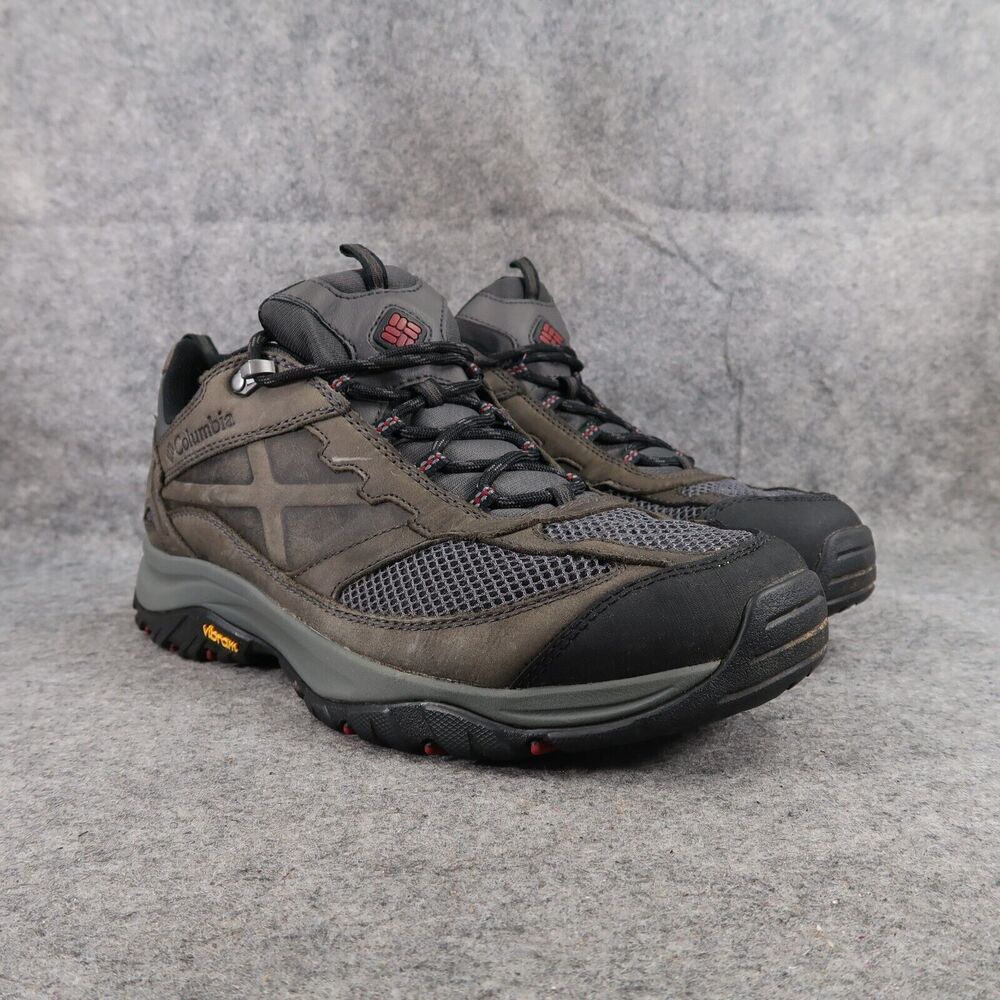 Columbia Shoes Mens 13 Hiking Boots Outdoor Leather Athletic Terrebonne Vibram